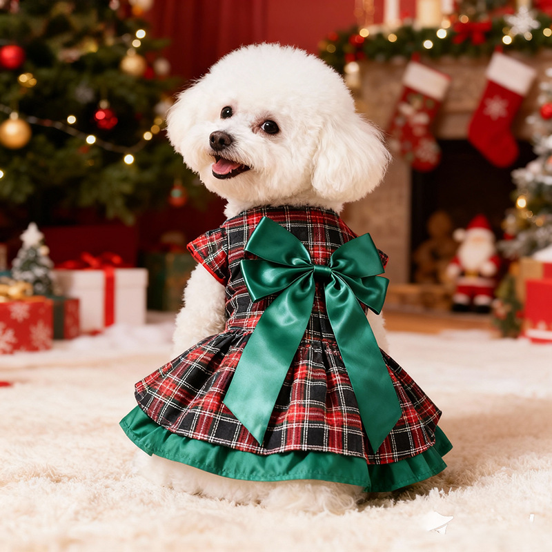Christmas Throw Blanket - Jupe de Noël classique à carreaux