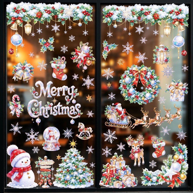 9 feuilles d'autocollants stat - Snowflake Window Decal avis et prix