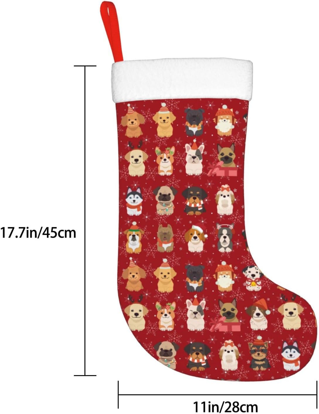Bas de noël en forme de chien  - Christmas Stocking Hanging avis et prix