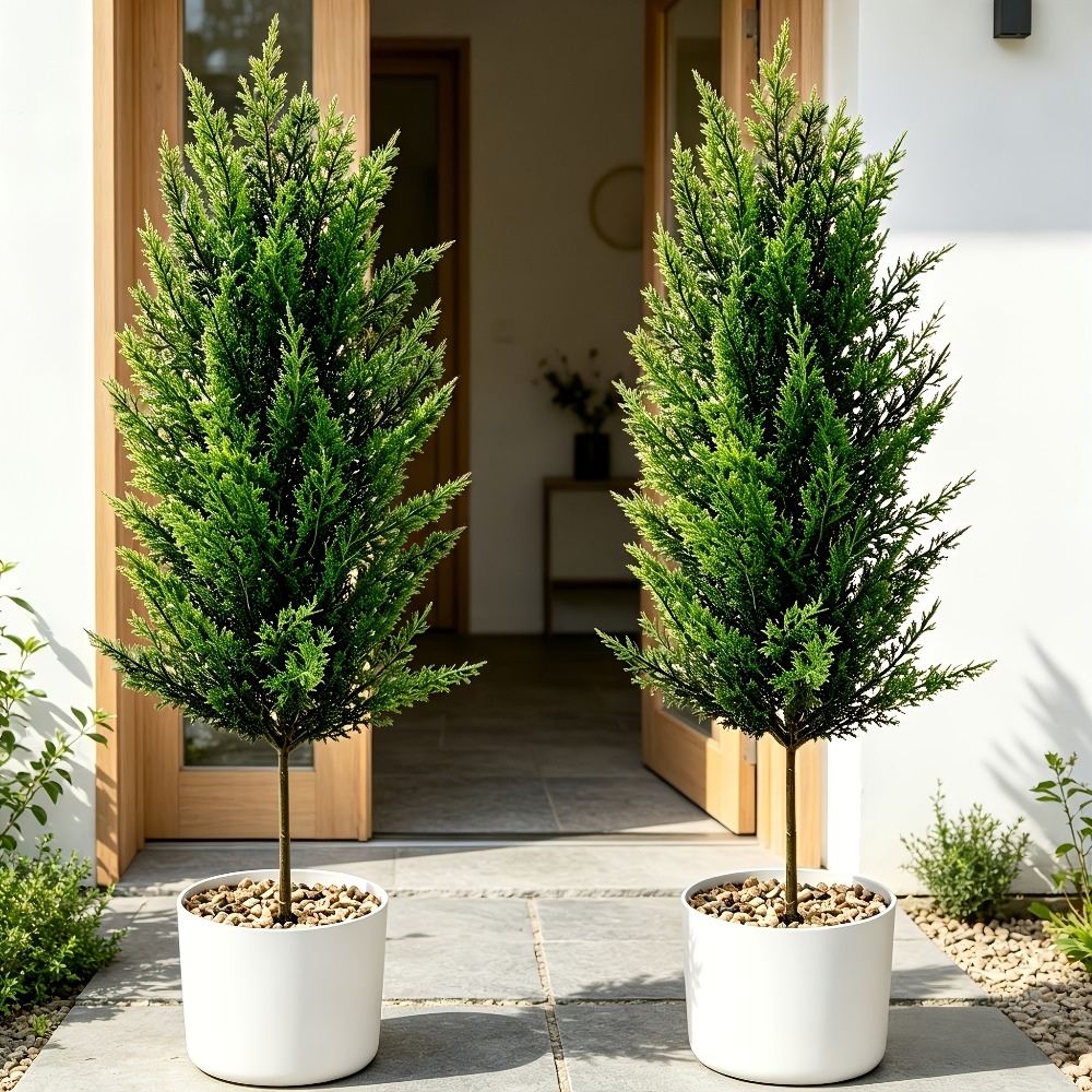 Lot de 2 poteaux décoratifs d' - Christmas Tree Artificial avis et prix