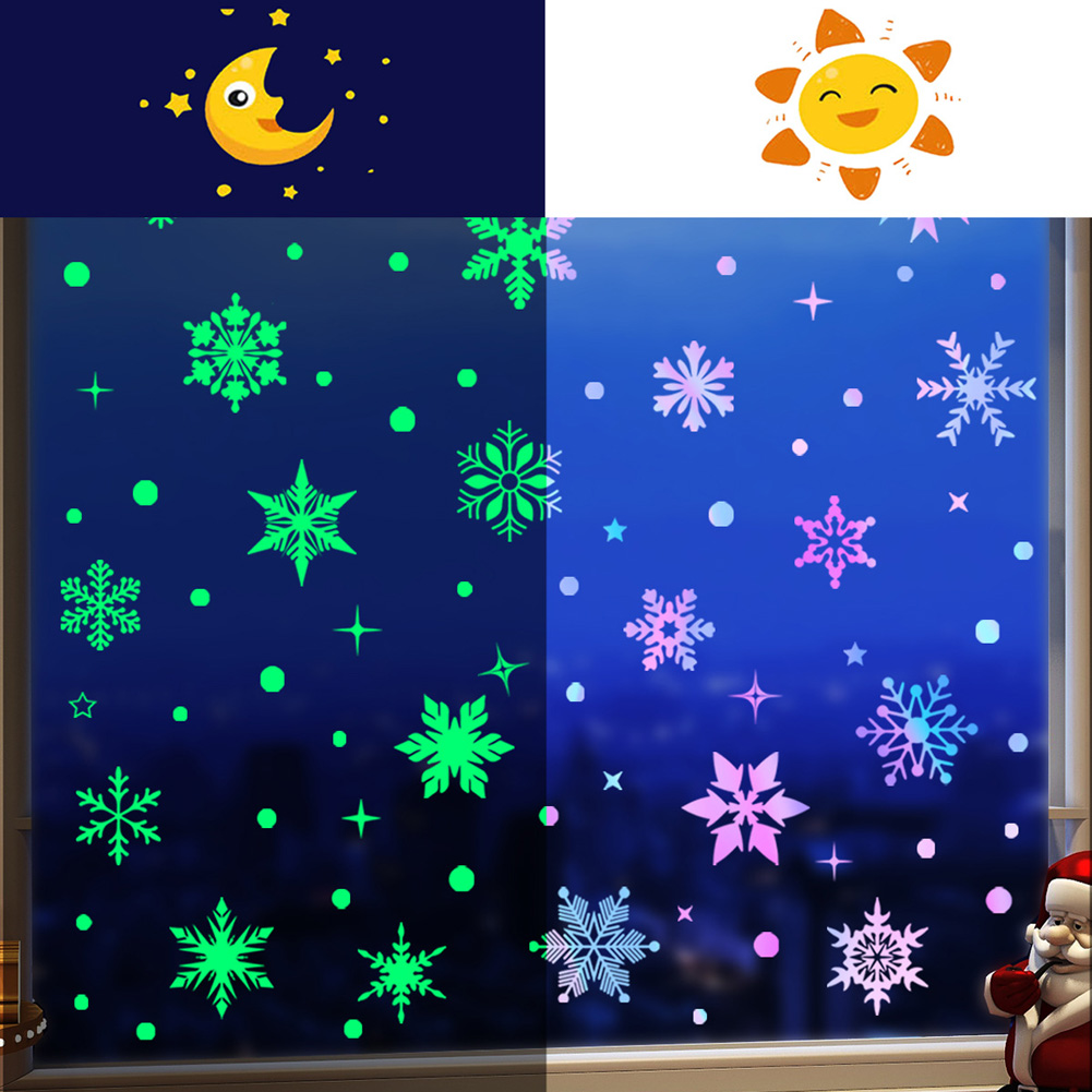 Autocollant mural flocons de n - Snowflake Window Decal avis et prix