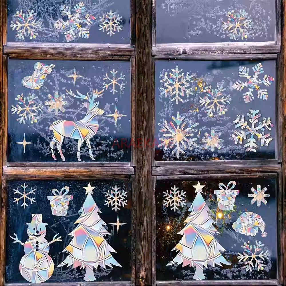 2 ensembles d'autocollants éle - Snowflake Window Decal avis et prix