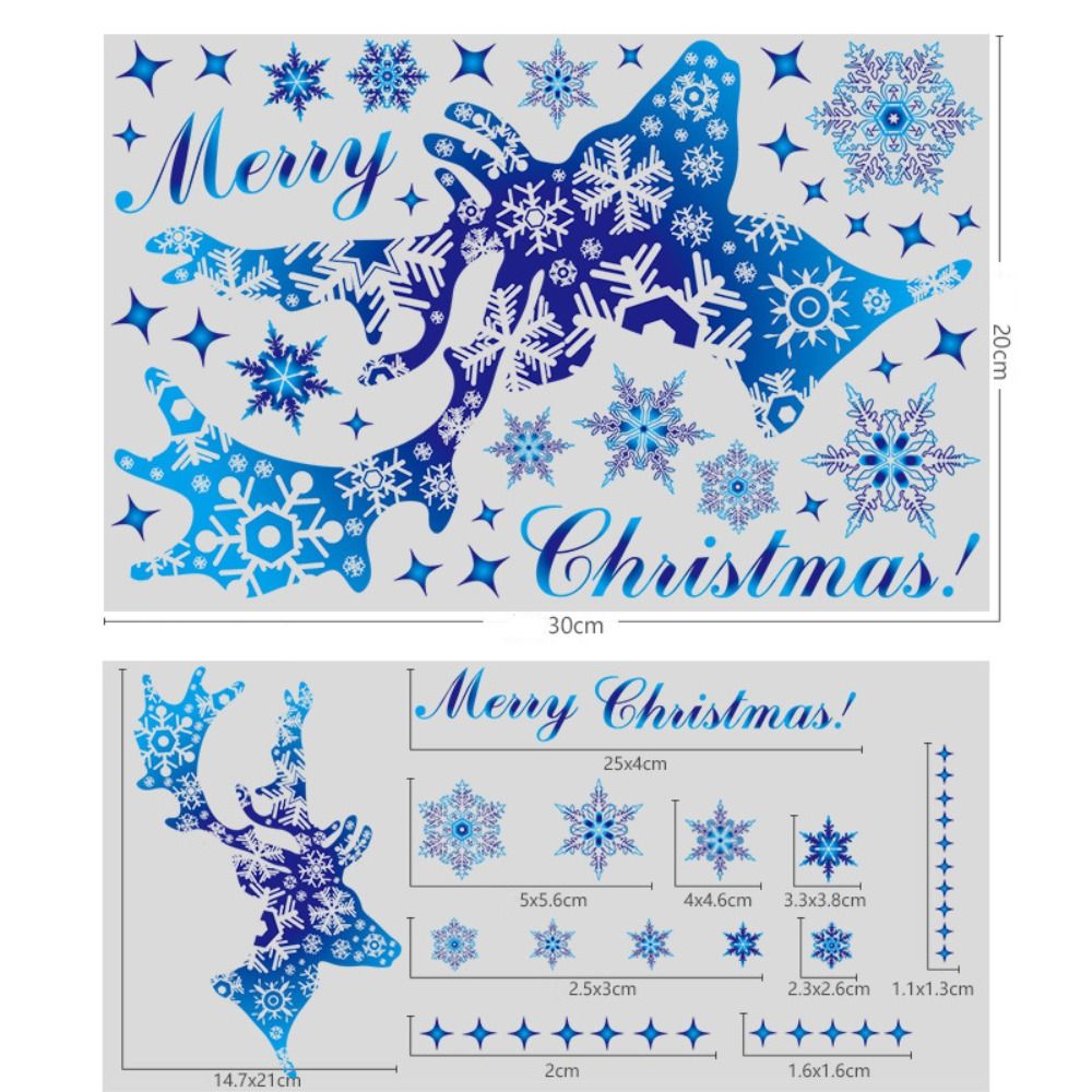 Autocollants de fenêtre de Noë - Snowflake Window Decal avis et prix